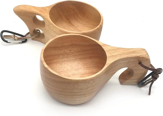 Nordic Style Handmade Finnish Kuksa Ancient Lapland Finland Style Wooden Cup - Image 4