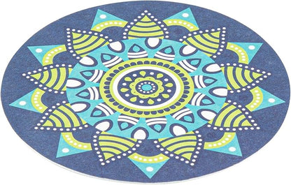 Restaurantware Super Absorbent Coasters 480 Case 4 Inch Assorted Paper Bar Coasters High-Density Pulpboard Beverage Coasters Moisture-Absorbing Durable Drink Coasters - Assorted Designs
