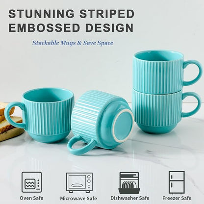Hasense 15 oz Coffee Mug Set of 4 - Image 4