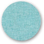 modern-twist 15" Silicone Round Placemat, BPA, PVC-Free Table Mat, Dishwasher Safe, Linen Print in Seafoam Blue, Pack of 1