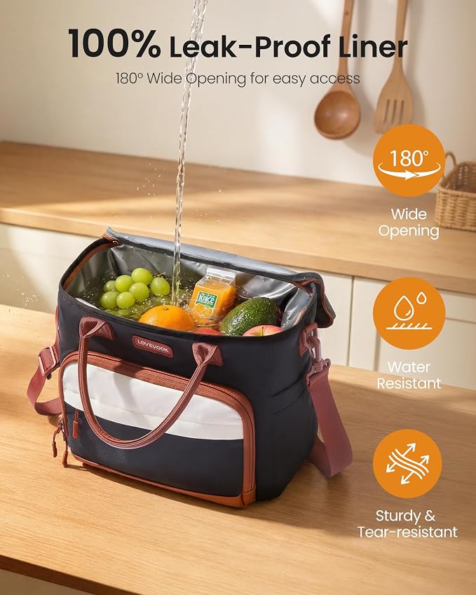 LOVEVOOK Lunch Box for Women, Adult Lunch Bag for Work - Image 7