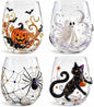 3D Halloween Artisan Glassware Collection, Gothic Halloween Glass Cups by Unknown