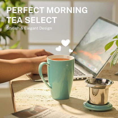 Sweese 15oz Porcelain Tea Mug - Image 4