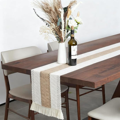Placemats Set of 4 w/Charger Plates Table Mats Table Runner & Napkin Rings | - Image 9