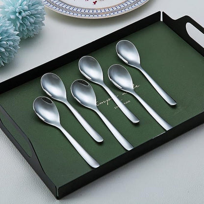 Demitasse Espresso Mini Spoons, 5.5'' Stainless Steel, Dishwasher Safe - Image 3
