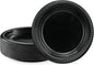 PLASTICPRO 100 PCS Black Plastic Plates Light Weight 7 Inch Plastic Dinner by PLASTICPRO