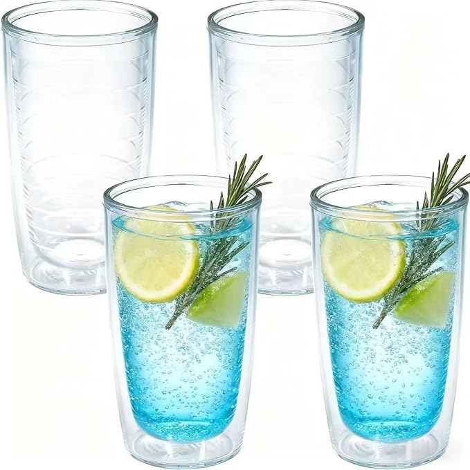 Unbreakable 16oz Tumblers Set of 4 by Unknown