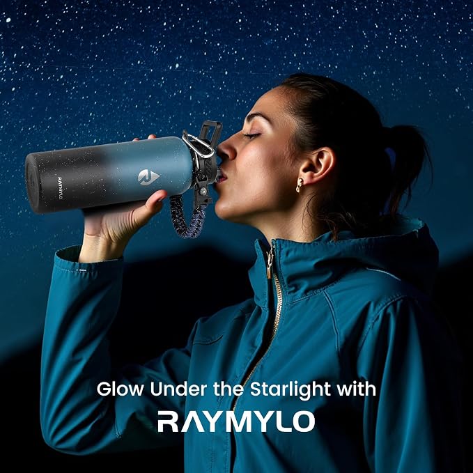 RAYMYLO Insulated Water Bottle 40 oz, Triple Wall Vacuum Stainless Steel | - Image 2