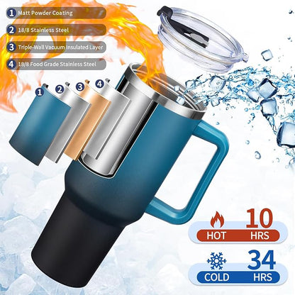 BENZZO Water Bottle, 40 oz Tumbler - Image 2