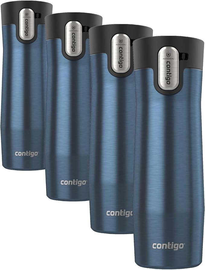 Contigo Travel Mug, Vacuum-Insulated Stainless Steel | AUTOSEAL Technology | by Unknown