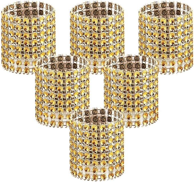 Accmor 50pcs Napkin Rings, DIY Decoration by Accmor