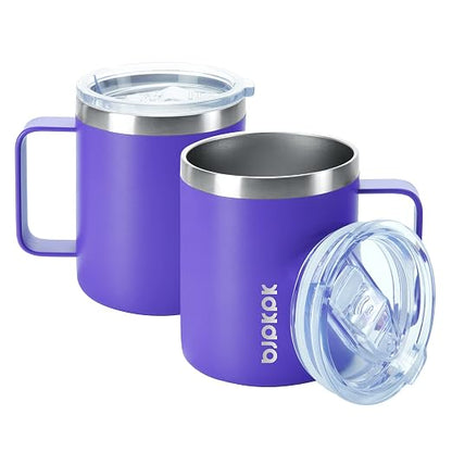 BJPKPK 2PCS Insulated Coffee Mug by BJPKPK