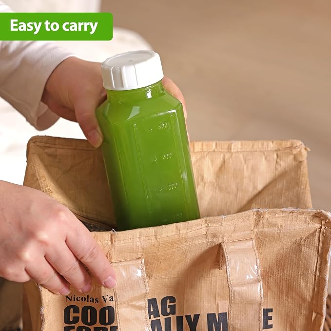 CUCUMI 3 Pack 16 Oz Glass Milk Container - Image 7
