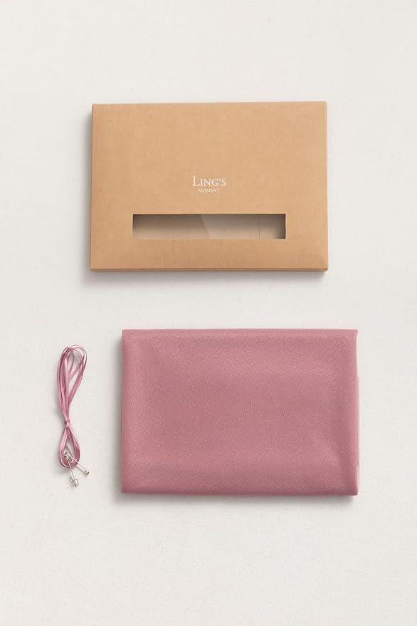 Ling's Moment 14Ft Dusty Rose Table Runner, Wedding Chiffon Table Runners | - Image 7