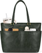 LOVEVOOK Work Tote Bags for Women, Vintage Leather 15.6 Inch Laptop Bag by LOVEVOOK