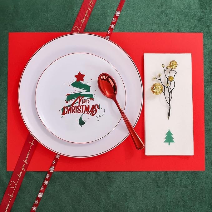 175pcs Christmas Plates Dinnerware - Image 2