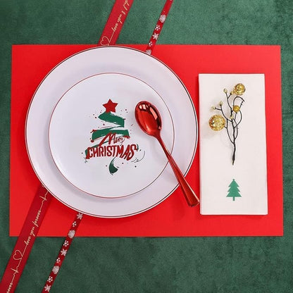 175pcs Christmas Plates Dinnerware - Image 2