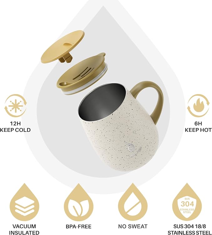 Ideus 16 oz Insulated Coffee Mug - Image 2