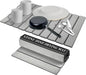 Large Stone Drying Mat for Kitchen Counter, Ultra-Absorbent & Quick Drying, Foldable Diatomaceous Earth Dish Drying Mat, Durable & Non-slip Stone Dish Drying Mat for Dishes & Utensils, 24"×16"