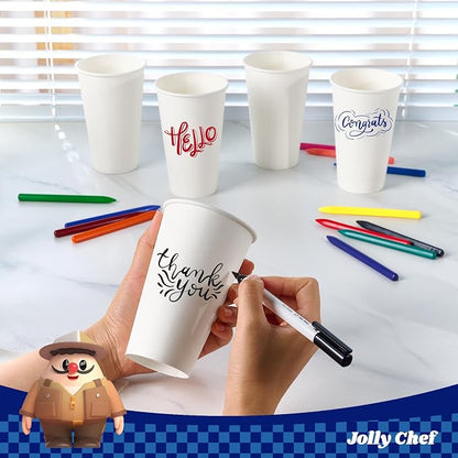JOLLY CHEF 180 Count 16 oz Coffee Cups, or Tea, Suitable - Image 6