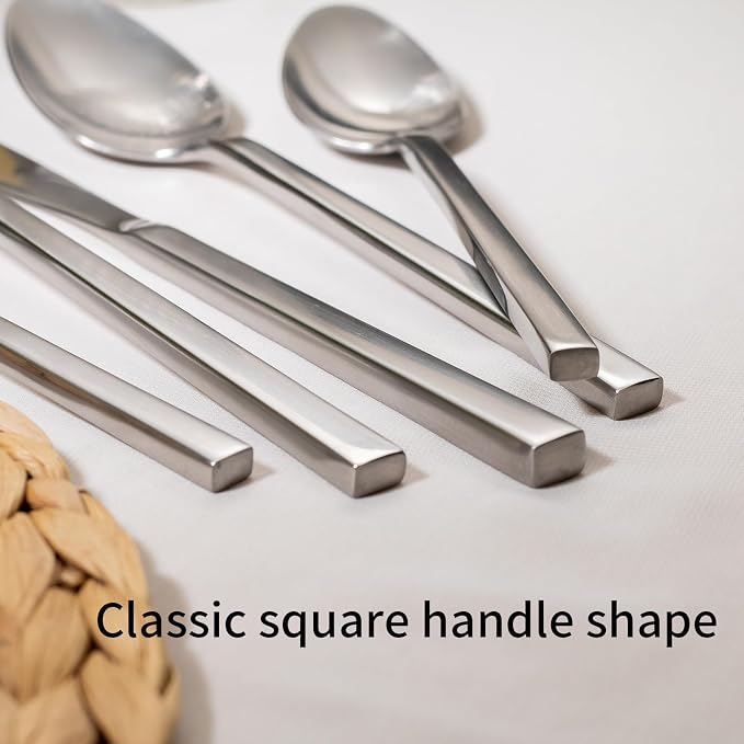 Alata Cube 20-Piece Forged Flatware Set Service - Image 2