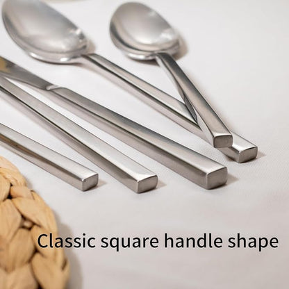 Alata Cube 20-Piece Forged Flatware Set Service - Image 2