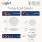 Dinnerware Sets for 4, LaGlint 12 Pieces Opal Glass Plates and Bowls Set, Dishwasher and Microwave Safe Dish Dinning Ware, Chip and Scratch Resistant Dishware White