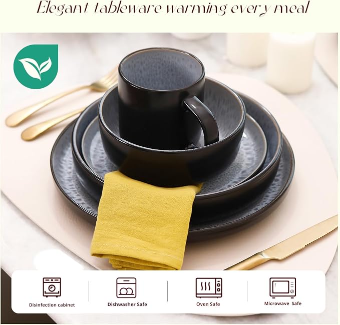 HomeVss 20-Piece Dinnerware Set - Image 3