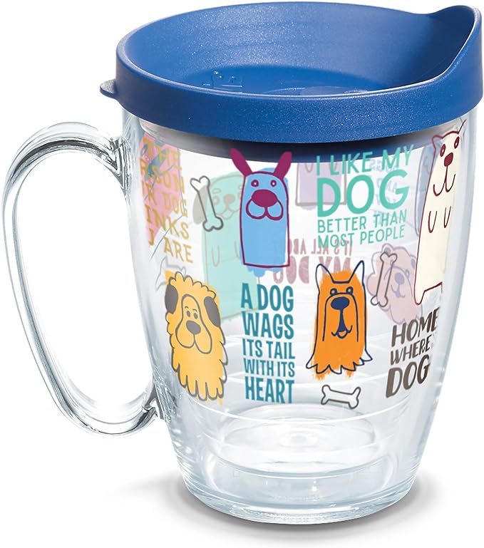 Tervis Dog Sayings Made in USA Double Walled Insulated Tumbler Travel Cup Keeps by TervisTumblerCompany
