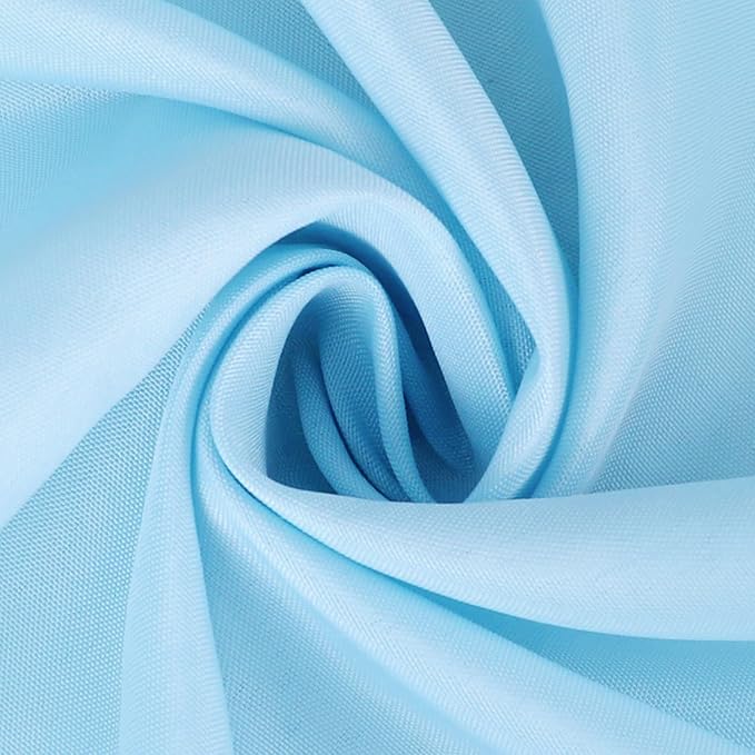 FOLINS&HOME Baby Blue Waterproof Decorative Table Runner 72 Inches Long | - Image 6
