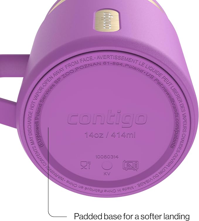 Contigo SnapSeal 14 oz Stainless Steel Vacuum-Insulated Water Bottle - Image 3