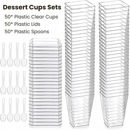 CALVERO 50 Pack 5oz Dessert Cups - Image 5
