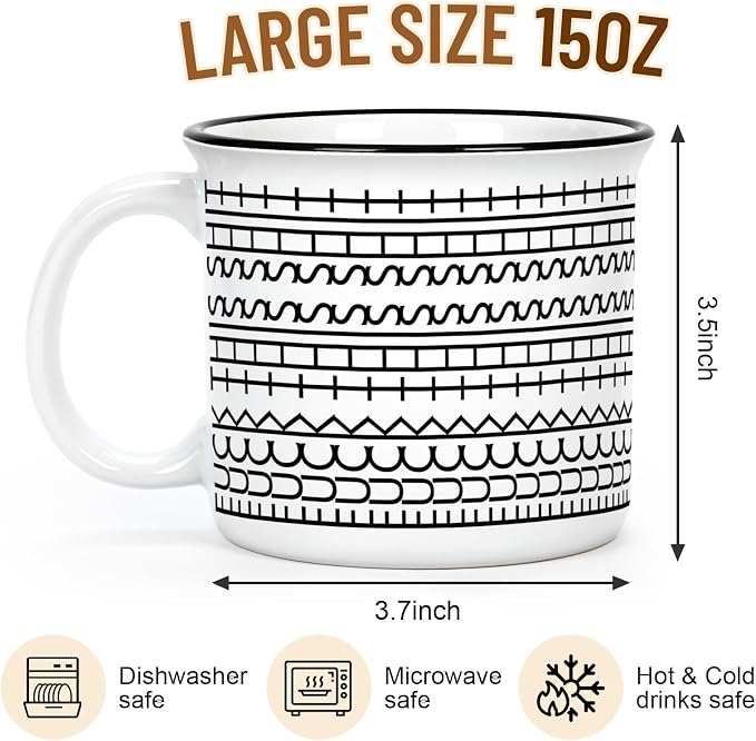 YHRJWN 15 Oz Hidden Message Coffee Mug – Funny F This S Ceramic Cup - Image 7
