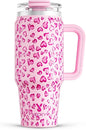 Meoky 32 oz Tumbler with Handle, Insulated Tumbler with Lid and Straw, by MEOKY