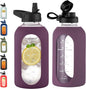 CIVAGO 64 oz Glass Water Bottle by CIVAGO