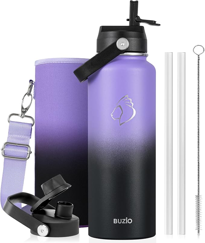 BUZIO Triple Wall Vacuum Water Bottle by BUZIO