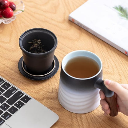ZENS Tea Mug with Infuser and Lid - Image 2