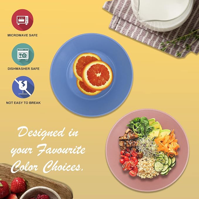 Wheat Straw Bowl Sets, Microwave and Dishwasher Safe Bowls, Alternative Plastic - Image 7