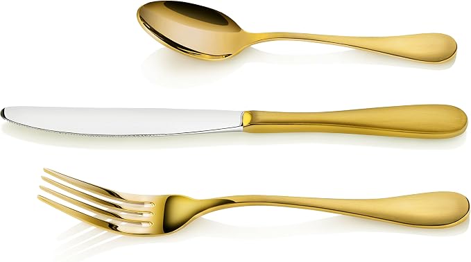 Artaste 56907 Rain 18/10 Stainless Steel Flatware 36-Piece Set, Service - Image 3