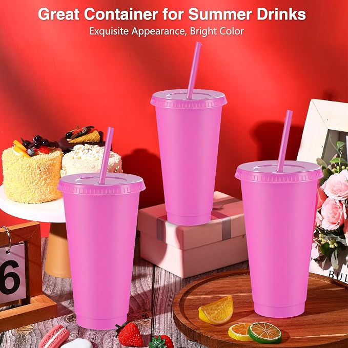 Amyhill 12 Pcs Reusable Plastic Cup - Image 4