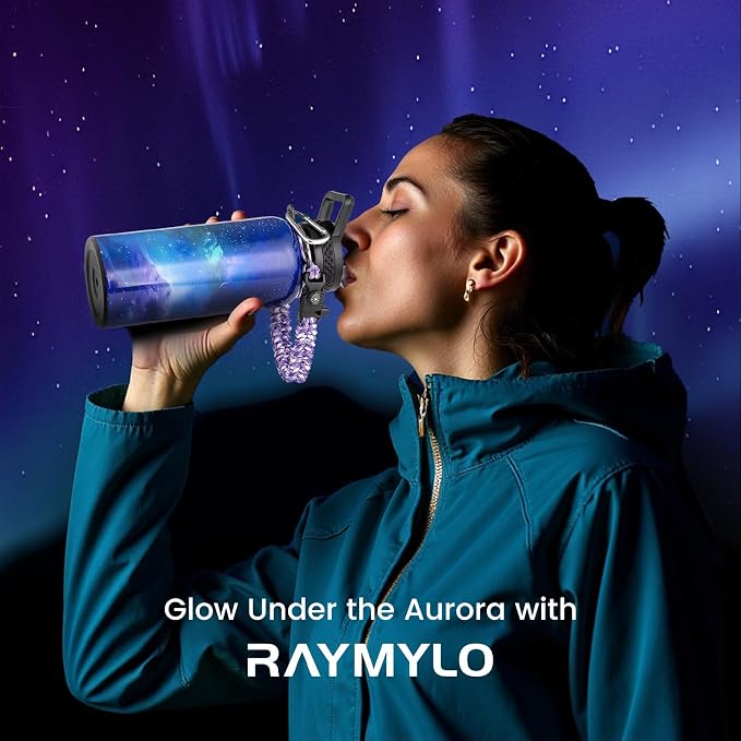 RAYMYLO Insulated Water Bottle 32 oz, Triple Wall Vacuum Stainless Steel | - Image 2