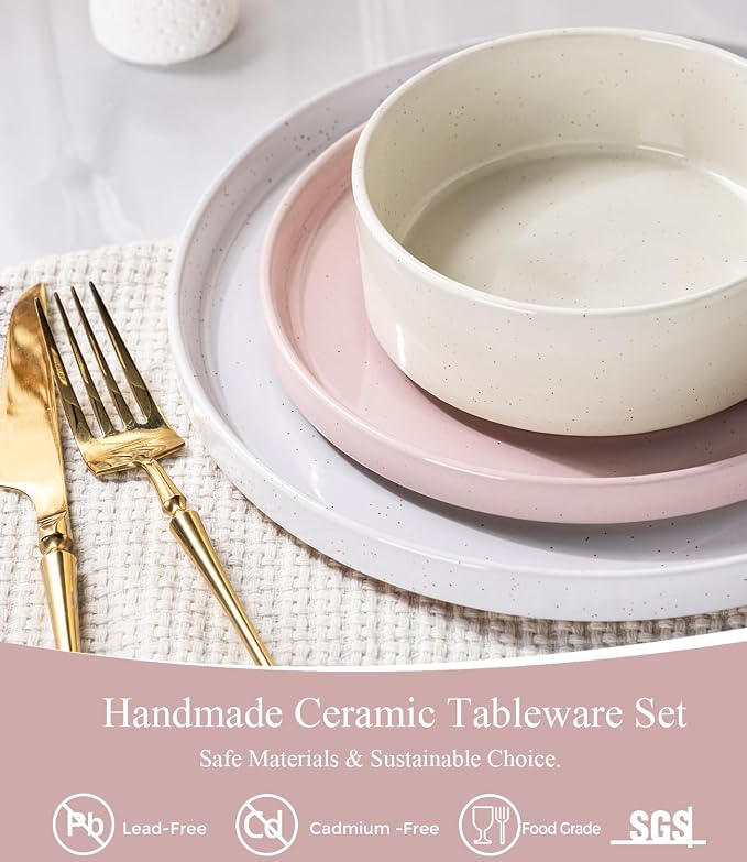 AmorArc Stoneware Dinnerware Sets - Image 4