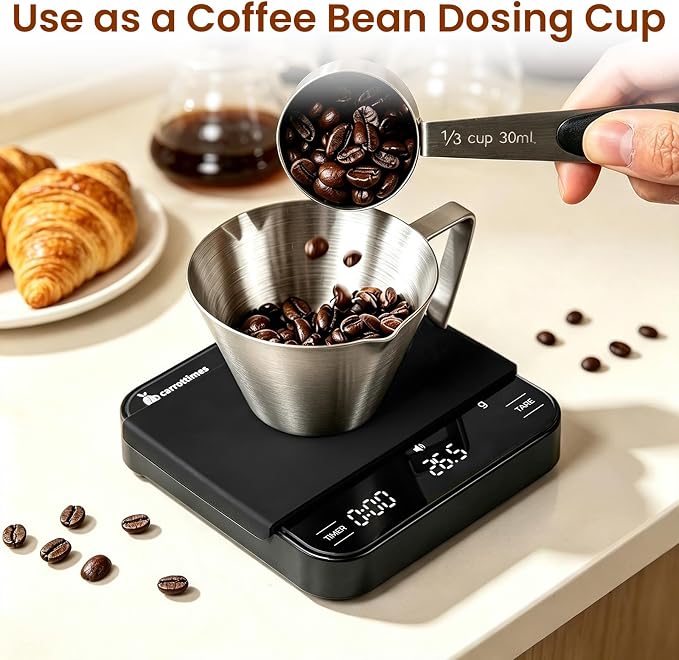 4 Pc Stainless Steel Espresso Shot Cups, 3.4oz/100ml, V-Shaped Mouth - Image 6