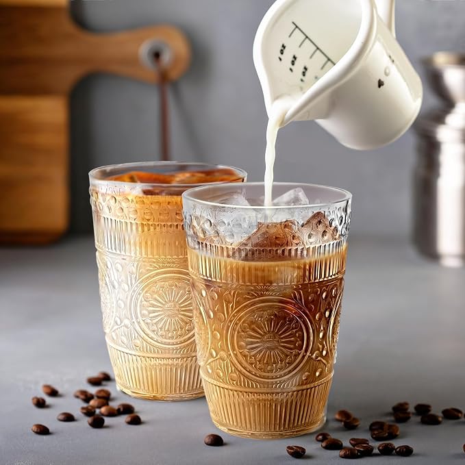 Pumtus 12 Pack Clear Plastic Tumblers, 15 OZ Reusable Romantic Drinking Cup - Image 6