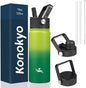 Konokyo 18 oz Insulated Stainless Steel Water Bottle by Konokyo