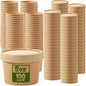 Fulmoon 100 Pack Paper Soup Containers by Fulmoon