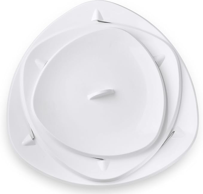 Masirs Collapsible 3-Tier Party Tray: Decorative Design Folds - Image 4