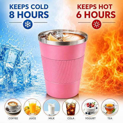 Coffee Mug with Leak Proof Lid, Travel Mug Stainless Steel Tumbler, Double Wall - Image 3
