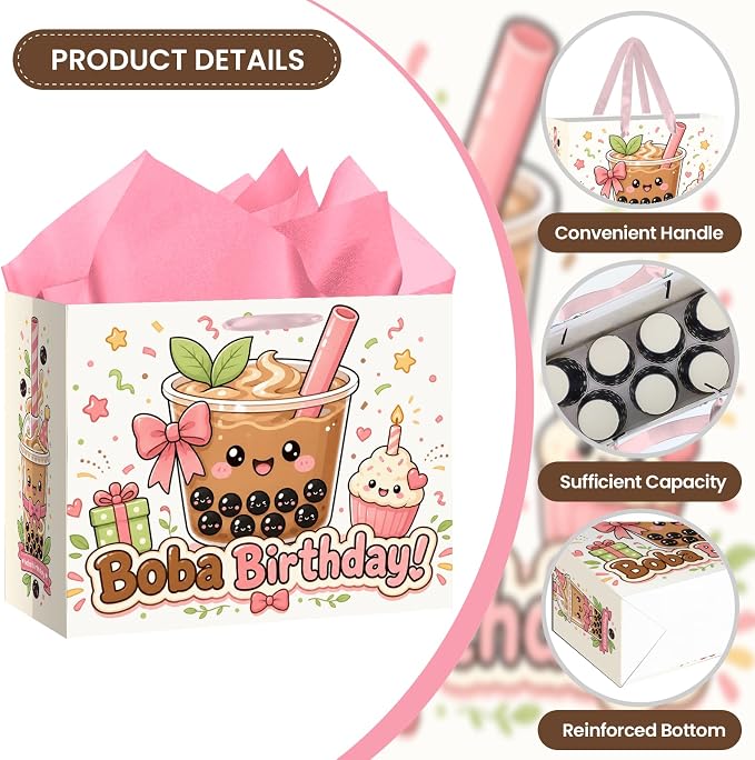 Hkshaoda Bubble Tea Gift Bag - Image 7