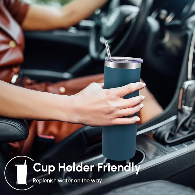 Volhoply 8 Pack Skinny Tumblers - Image 4